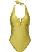LingaDore Sutien de baie intreg cu decolteu halter - Verde masliniu