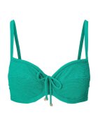 LingaDore Sutien de baie texturat cu funda decorativa pe partea din fata - Verde