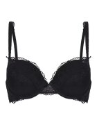LingaDore Sutien push-up cu insertie de dantela Daily - Negru