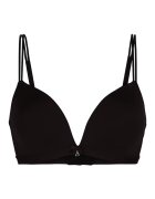 LingaDore Sutien triunghiular cu aplicatie cu funda Daily 30035 - Negru