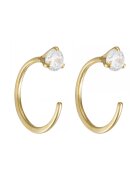 LInstant Dor Cercei din aur de 9K - cu zirconia - Auriu