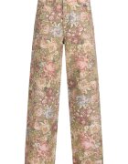 Liu Jo Blugi cu croiala ampla si model - Albastru pastel/Maro deschis/Roz prafuit