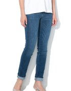 Liu Jo Blugi skinny cu talie joasa - Albastru inchis
