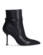 Liu Jo Botine de piele cu catarama decorativa - Negru
