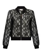 Liu Jo Cardigan bomber de dantela - Negru