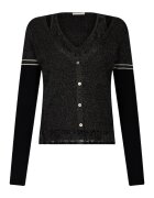 Liu Jo Cardigan cu model 2 in 1 - Negru