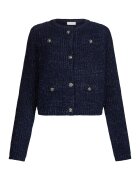 Liu Jo Cardigan din amestec de lana si lana alpaca - Negru