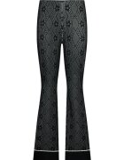 Liu Jo Colanti evazati cu model si banda elastica cu logo - Negru stins