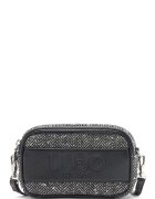Liu Jo Geanta crossbody cu detaliu logo - Negru