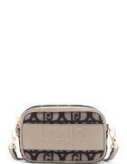 Liu Jo Geanta crossbody cu logo - Negru/Bej