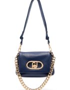 Liu Jo Geanta crossbody cu maner detasabil de lant Lapuffy - Bleumarin