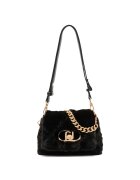 Liu Jo Geanta crossbody de blana sintetica Lapuffy - Negru