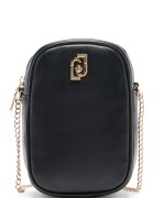 Liu Jo Geanta crossbody din piele ecologica cu bareta din lant - Negru