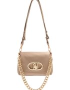 Liu Jo Geanta crossbody matlasata cu clapa Lapuffy - Bej