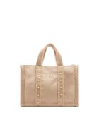 Liu Jo Geanta shopper cu logo in relief - Bej