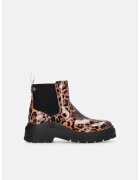 Liu Jo Ghete Chelsea cu animal print - Maro