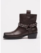 Liu Jo Ghete de piele cu varf patrat si toc Roxy 01 - Maro cognac