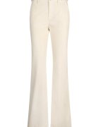 Liu Jo Pantaloni bootcut cu talie inalta - Bej deschis