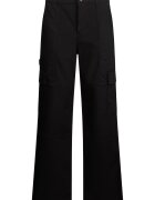 Liu Jo Pantaloni cargo cu croiala ampla - Negru