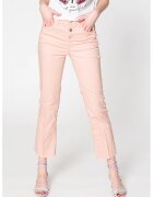 Liu Jo Pantaloni crop cu talie medie - Roz