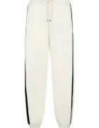 Liu Jo Pantaloni de trening cu dungi laterale - Alb