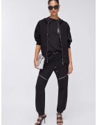 Liu Jo Pantaloni de trening cu fermoare decorative - Negru