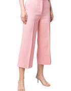 Liu Jo Pantaloni trei sferturi dama - Bumbac - Roz -