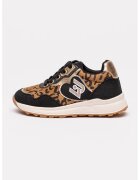 Liu Jo Pantofi sport low-cut cu model colorblock - Negru/Maro