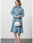 Liu Jo Pardesiu de denim cu maneci raglan - Albastru deschis