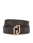 Liu Jo Piele ecologica Nero 22222 curea dama femeie Nero 22222 Reversible Hips Belt dama