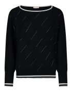 Liu Jo Pulover cu decolteu barcuta - Negru