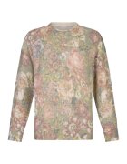 Liu Jo Pulover cu maneci cazute si model - Rosu/Verde/Crem