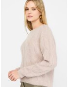 Liu Jo Pulover din amestec de lana alpaca - Roz deschis