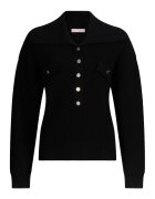 Liu Jo Pulover lejer cu guler maxi - Negru