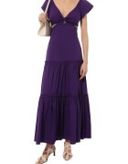 Liu Jo Rochie cocktail pentru femei - mov - maxi -