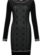 Liu Jo Rochie din tricou cu decolteu rotund - Negru