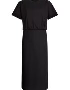 Liu Jo Rochie midi cu maneci scurte - Negru