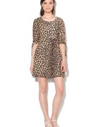 Liu Jo Rochie mini cu animal print - Maro