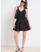 Liu Jo Rochie mini evazata - Negru