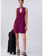 Liu Jo Rochie tricotata cu strasuri - Violet