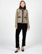Liu Jo Sacou cu imprimeu houndstooth - 40
