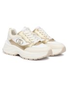 Liu Jo Tenisi dama BF5035 PX026 - piele naturala - alb/auriu