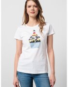 Liu Jo Tricou de bumbac cu aplicatii de strasuri - Alb