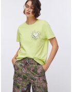 Liu Jo Tricou regular-fit de bumbac cu aplicatie din strasuri - Galben