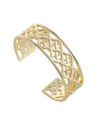 Loisir Bratara placata cu aur de 18K si decorata cu zirconia - Auriu