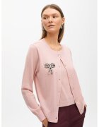 LOLA CASADEMUNT Cardigan din amestec de lana merinos - Roz pal