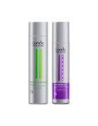 Londa Professional Pachet sampon Impressive Volume 250 ml + spray leave-in Deep Moisture 250 ml - volum si hidratare pentru par fin si uscat