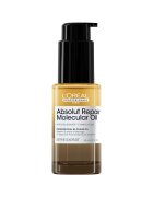 LOreal Professionnel Ulei de par bifazic L’Oreal Professionnel Serie Expert Absolut Repair Molecular - efect anti-frizz - 3x mai multa hranire - pana la 100 ore de stralucire - 2% legaturi peptidice & 5 aminoacizi - nu necesita clatire - fara sulfati - 30 ml