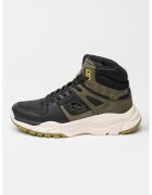 Lotto Pantofi sport inalti ci logo Sokow - Negru/Kaki inchis