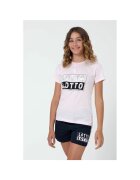 Lotto Pijama scurta cu impirimeu logo - Roz